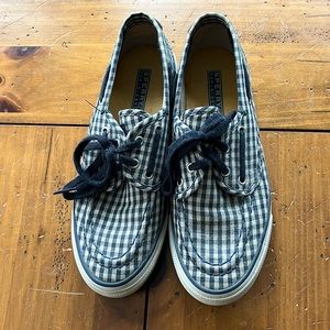 Sperry Topsider plaid shoes size 6